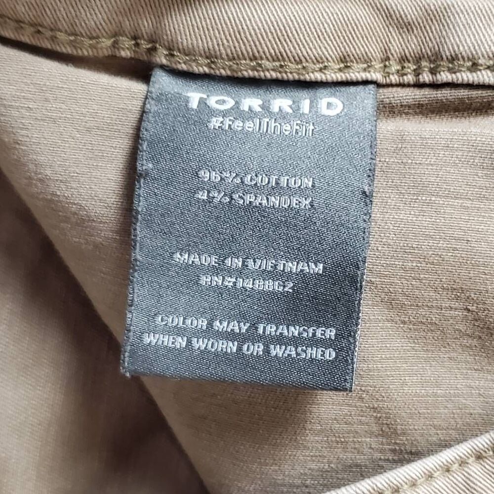 Torrid Tan Cropped Pants - Picture 6 of 7